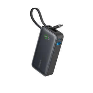 Anker Nano Power Bank (30W, Built-In USB-C Cable) 10000 PD -Black