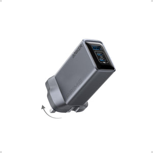 Anker Prime Charger 100W 3 Ports GaN - Silver