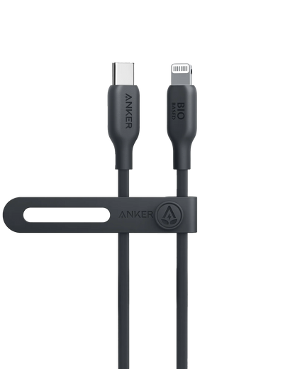 Anker 542 USB-C to Lightning Cable (Bio-Based) (0.9m/3ft) -Black