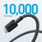 Anker 322 USB-A to USB-C Cable Braided (1.8m/6ft) -Black