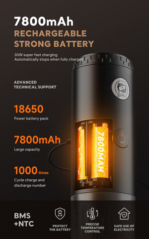 iCafilas Portable Espresso Maker - Black