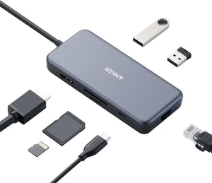 Anker PowerExpand 7 in 1 USB-C PD Ethernet Hub - Gray