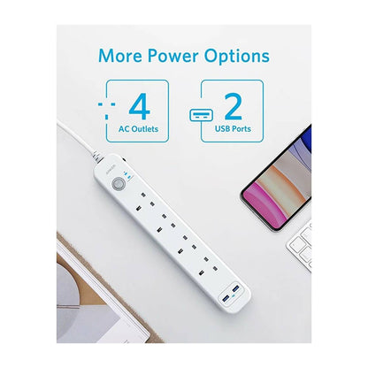 Anker 322 USB Power Strip  4 in 1 -White