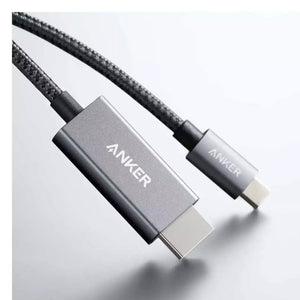 Anker Nylon USB-C to HDMI 4K Cable - Black