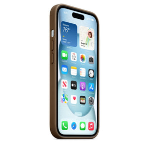 Apple iPhone 15 Plus FineWoven Case with MagSafe - Taupe