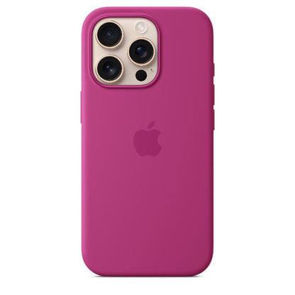 Apple iPhone 16 Pro Silicone Case with MagSafe - Fuchsia