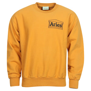 Aries Premium Temple Sweatshirt Ochre