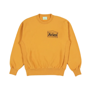 Aries Premium Temple Sweatshirt Ochre