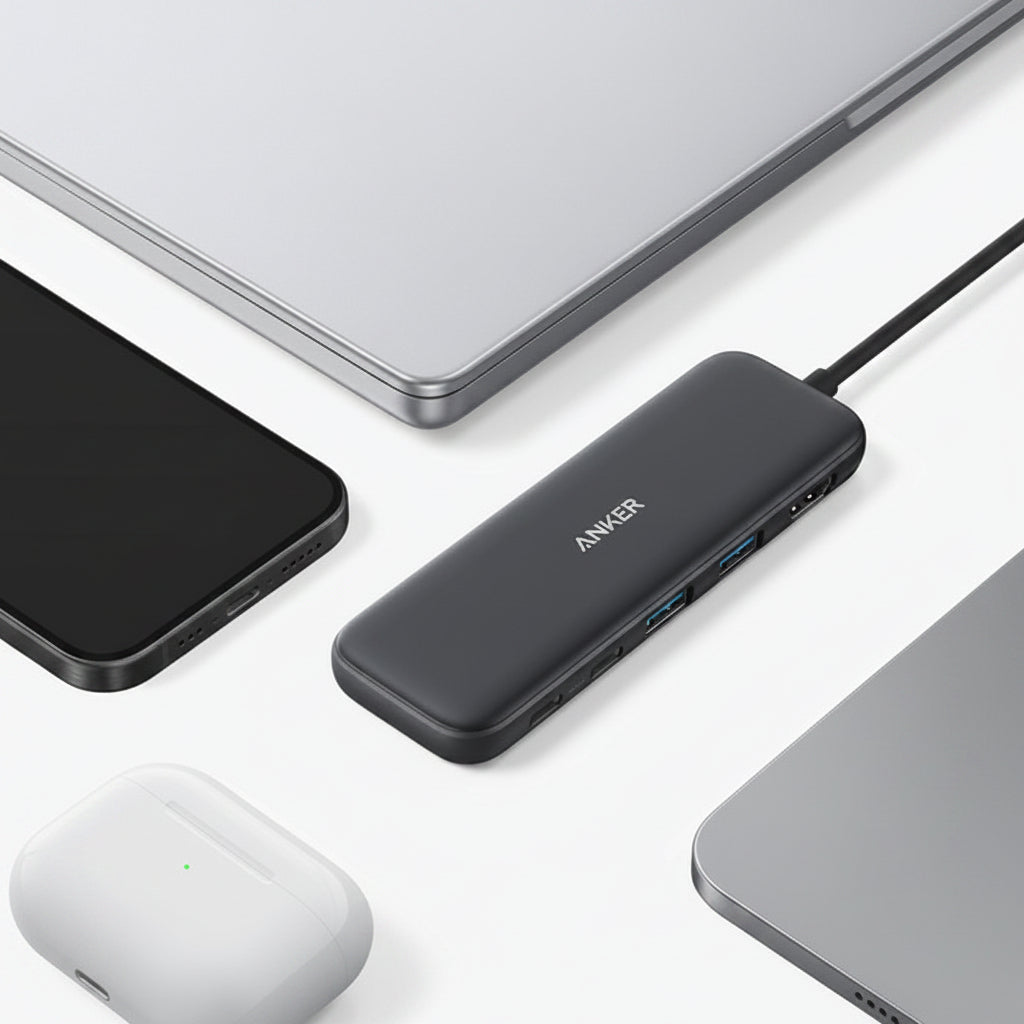 Anker 332 USB-C Hub (5-in-1) -Black
