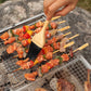 Naturehike Four-piece barbecue tool set - Wood + stainless steel