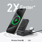 Anker MagGo Wireless Charging Station 15W Foldable 3-in-1 -Black