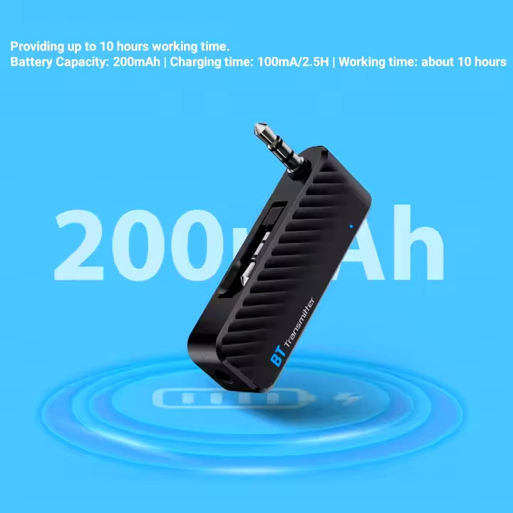 BT15 Bluetooth Transmitter Bluetooth Audio Adapter with HD Low