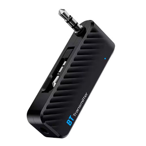 BT15 Bluetooth 5.3 transmitter Bluetooth Audio Adapter with HD Low Latency 3.5mm Jack Wireless Audio Adapter for TV