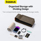 Baseus Organize Fun Series Car Console Storage Organizer - Marble Brown