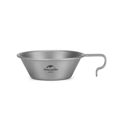 Naturehike hanging Ttitanium bowl 450ml - Silver