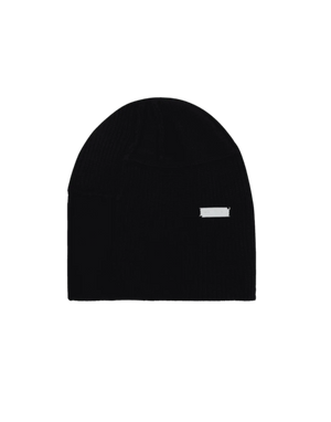 C2H4 PANELLED KNIT COVERT BEANIE