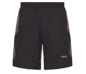 C2H4 WRINKLED NYLON ARCH PANELLED TRACK SHORTS