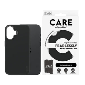 CARE by  PanzerGlass Case Flagship Black MagSafe iPhone 16 6.1"
