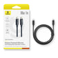 Baseus Foamed Silicone Fast Charging Data Cable USB-C to USB-C 100W Comic Black 1m