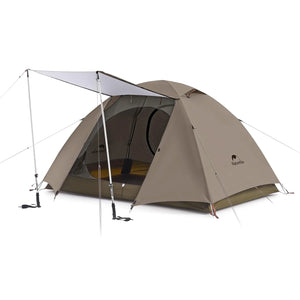 Naturehike Yunchuan Series Tent - Light Coffee Brown (210*(45+140+45)*115)