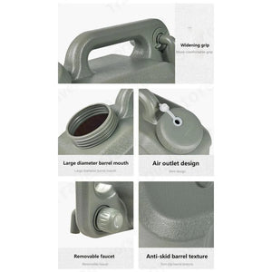 Naturehike Outdoor PE water bucket 20L - Army Green