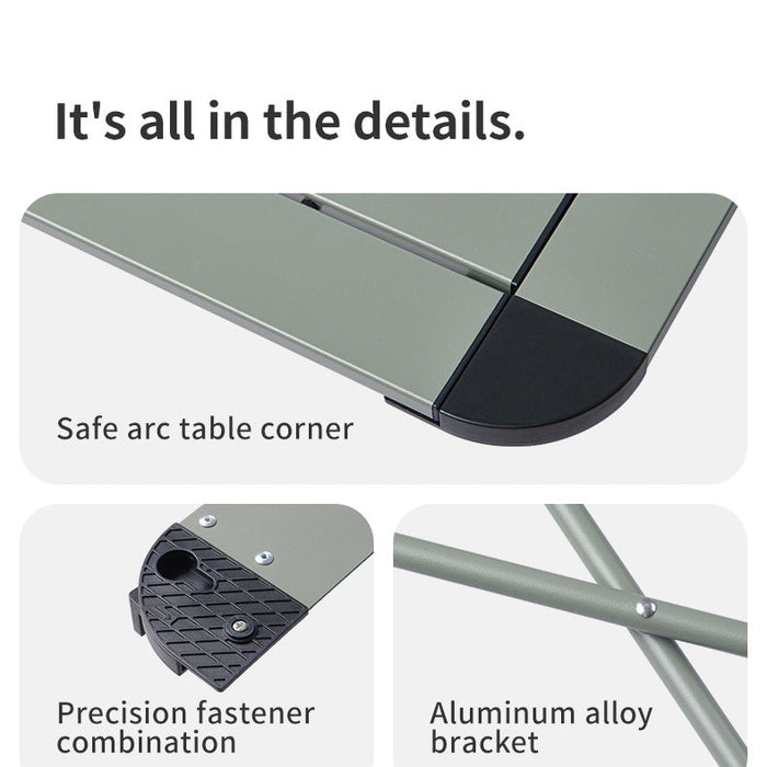 Naturehike Yamami L03 Casual Folding Table - Grey (Large)
