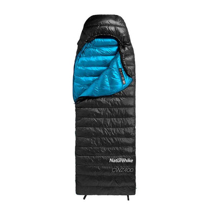 Naturehike CW400 mummy goose down sleeping Bag - Large - Black