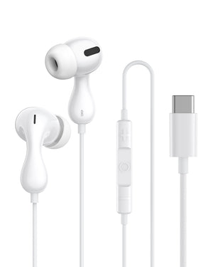 Baseus Encok CZ20 Wired Earphones Moon White