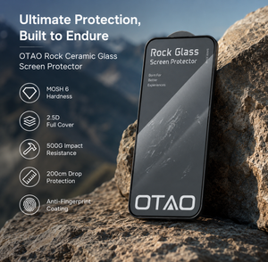 OTAO Rock Glass Clear (full cover) Screen Protector - iPhone 16 Pro