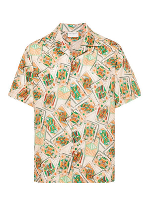 Drole de Monsieur La Chemise Jeu de Cartes، لون الخوخ