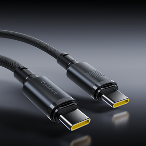 Baseus New Braided Cable USB-C to USB-C 100W 2m - Black