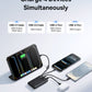 Baseus EnerFill FC11 Digital Display Power Bank with Dual Built-in USB-C Cables  10000mAh 45W - Cosmic Black