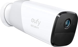 مجموعة كاميرا مراقبة منزلية لاسلكية EufyCam 2 Pro - دقة 2K - رمادي وأبيض