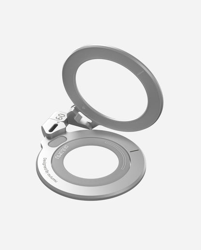 الومو حامل مغناطيسي مزدوج G09 - فضي
