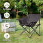 Naturehike Gathering X-Shaped Chair (Armrest Version) - Dark Grey