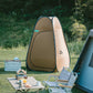 Naturehike Foldable Shower and Changing Tent 115x115x190 - Dark Brown