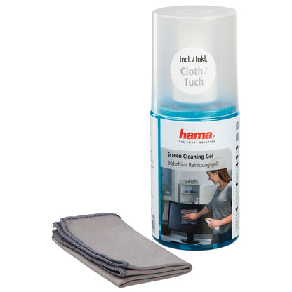 Hama Screen Cleaning Gel 200 ml, Cloth included