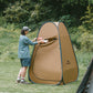Naturehike Foldable Shower and Changing Tent 115x115x190 - Dark Brown