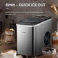 Portable Electric Ice Maker Machine-Dark Grey