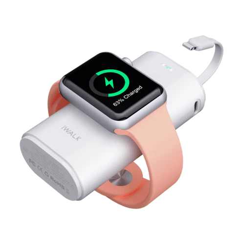 iWalk LinkPod & Power Watch - 9000mAh Capacity - White