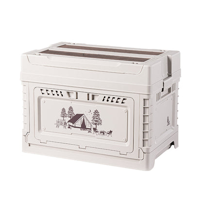 Naturehike Ling Yue S PP Folding Storage Box - Light Beige (25L + 5L)