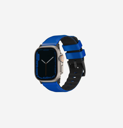 Uniq Linus Airosoft Silicone Strap For Apple Watch 49/45/44/42mm - Racing Blue