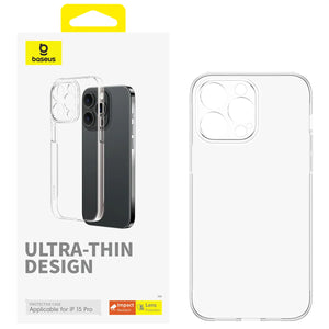 Baseus Lucent Series Case for iPhone 15 Pro Max - Clear