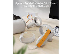 Syntech VR Touch Controller Grips Cover Compatible with Meta/Oculus Quest  - White