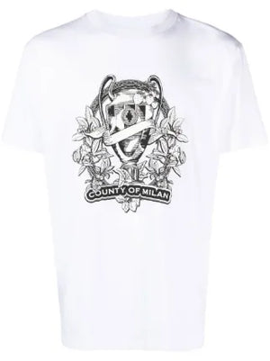 MARCELO BURLON COUNTY CUP TSHIRT WHITE BLACK