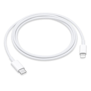كابل أبل USB-C إلى Lightning بطول 1 متر - أبيض