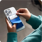MOFT Snap-On iPhone Stand & Wallet Movas - Blue