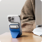 MOFT Snap-On iPhone Stand & Wallet Movas - Blue