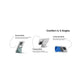 MOFT Snap-On iPhone Stand & Wallet Movas - Blue