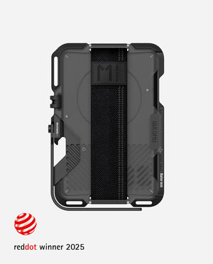 AULUMU G03 Multi-Tool Magnetic Metal Wallet Frosted Cover - Black